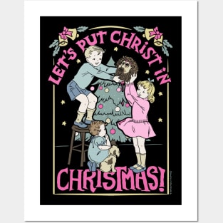 Let's Put Christ in Christmas Posters and Art